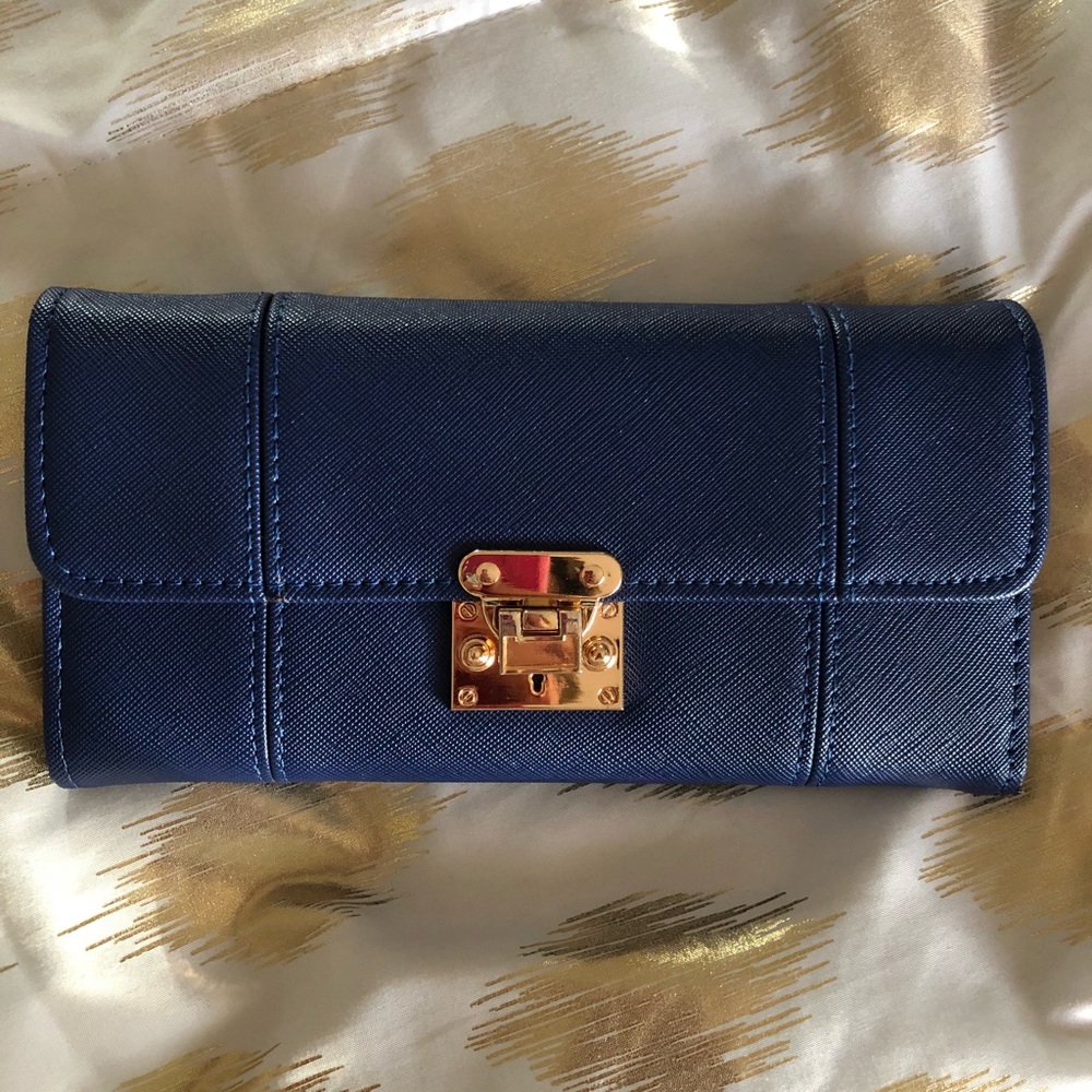 Blue wallet